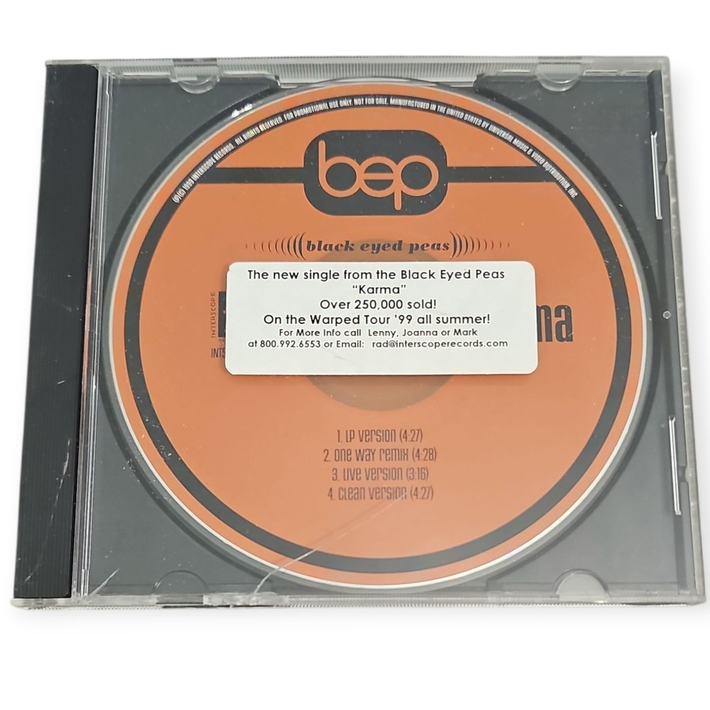 Black Eyed Peas – Karma [1999‎ Promotional CD Single]